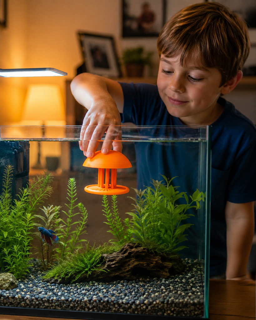 Aquarium Schneckenfalle