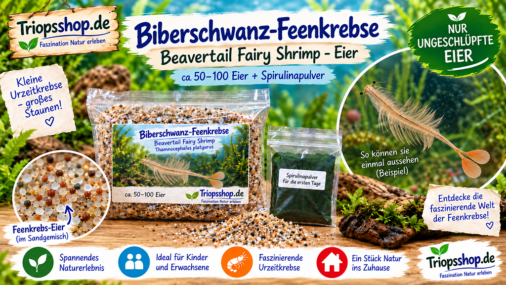 Biberschwanz Feenkrebse