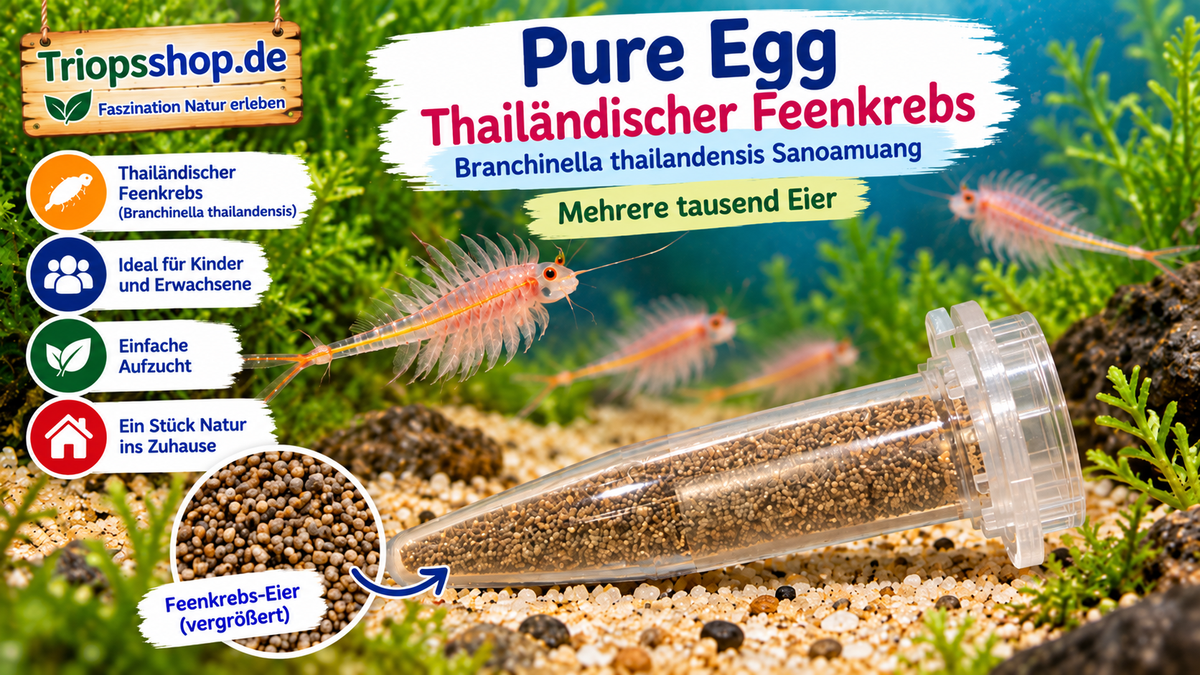 Thailändischer Feenkrebs Pue Egg