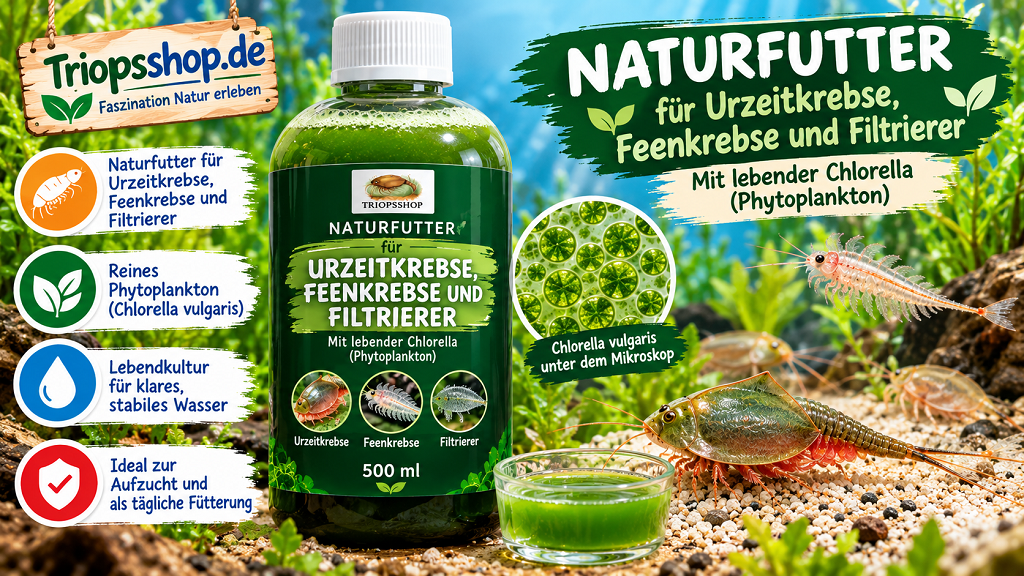 Chlorella vulgaris Süßwasser Phytoplankton für Filtriere