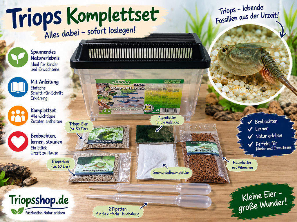 Triops komplett Set