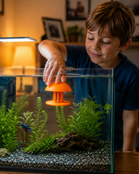 Aquarium Schneckenfalle