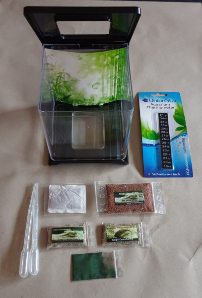Triops Longicaudatus-Cancriformis Aufzuchtbehälter Komplett Set